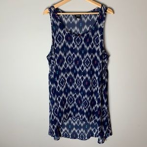Torrid 1X blue top